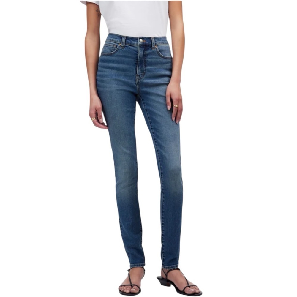 Madewell Petite 10" High-Rise Skinny Jeans Size 28P
